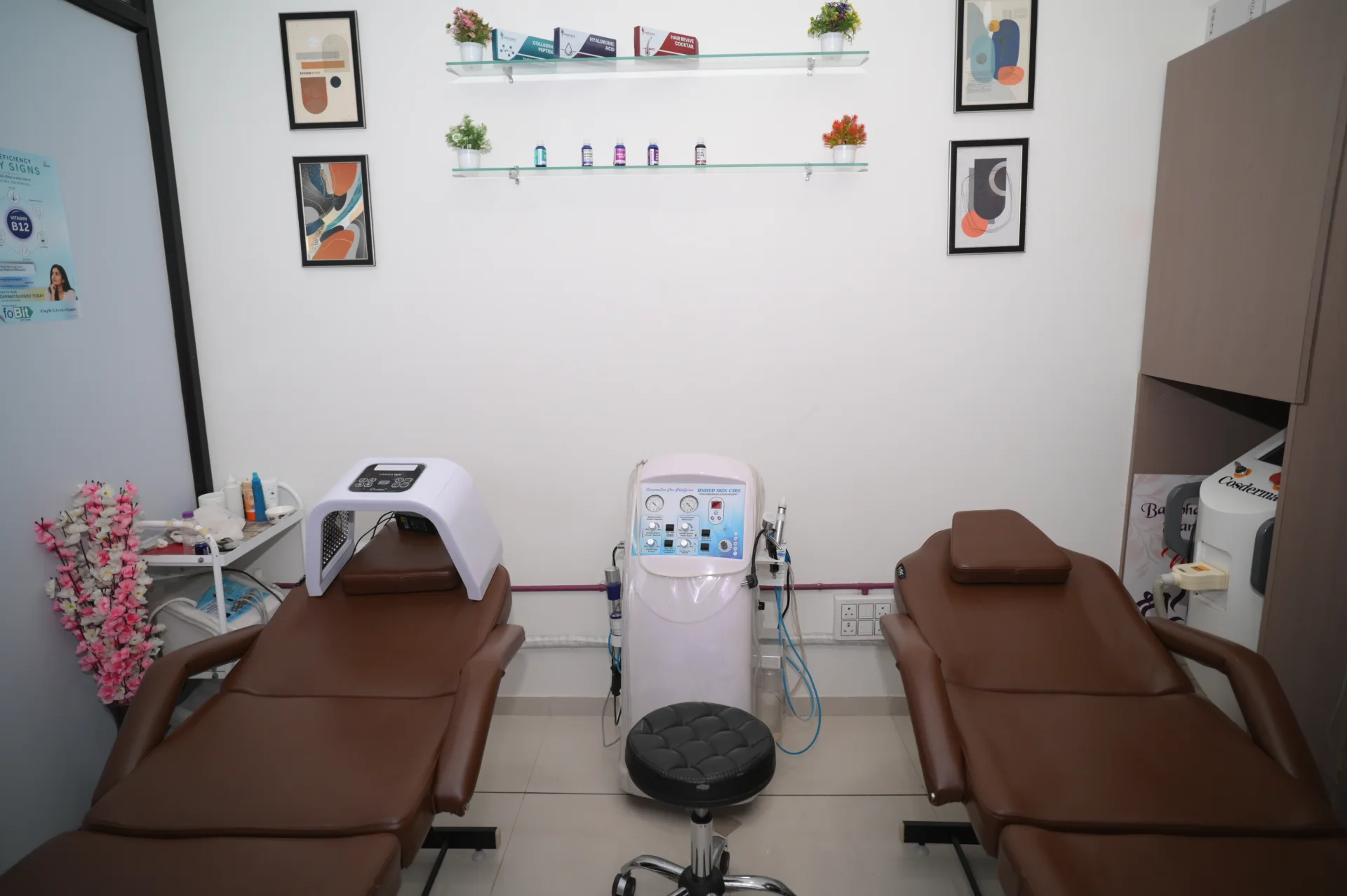 Treatment room inside Shree Hari Clinic